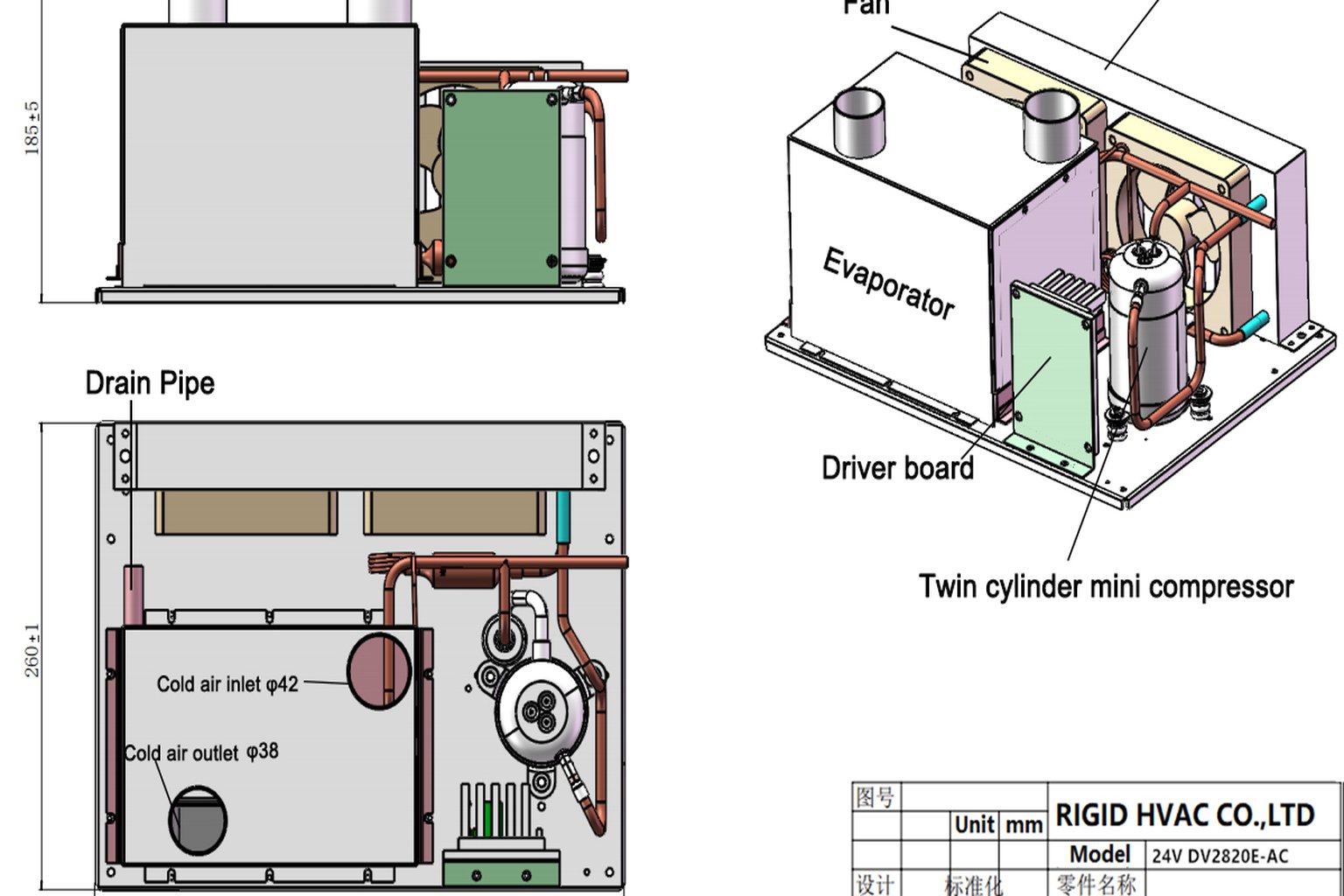 BLDC Compressor for Micro Air Conditioning | RIGID