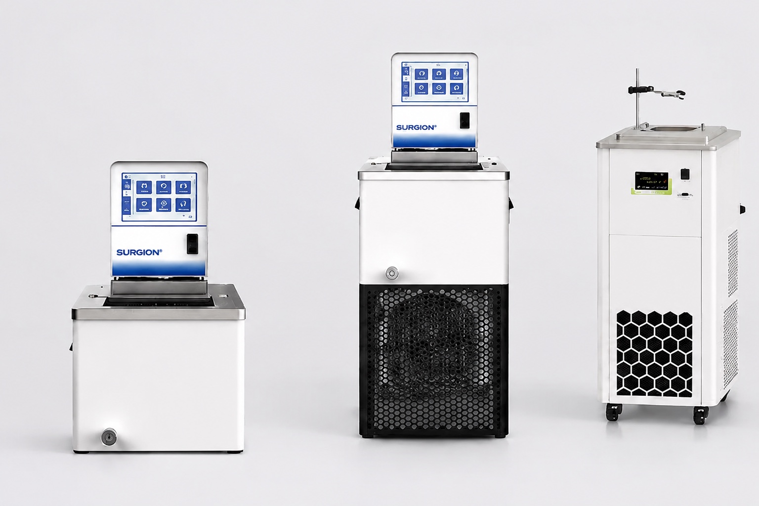 MiniCool sub-zero chiller installed under a laboratory bench