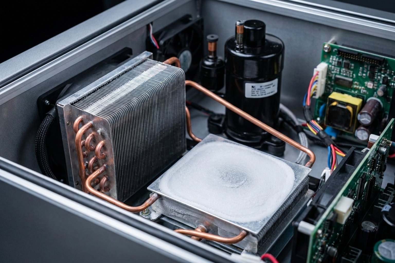 Miniature BLDC compressor core component used in micro DC air conditioning systems