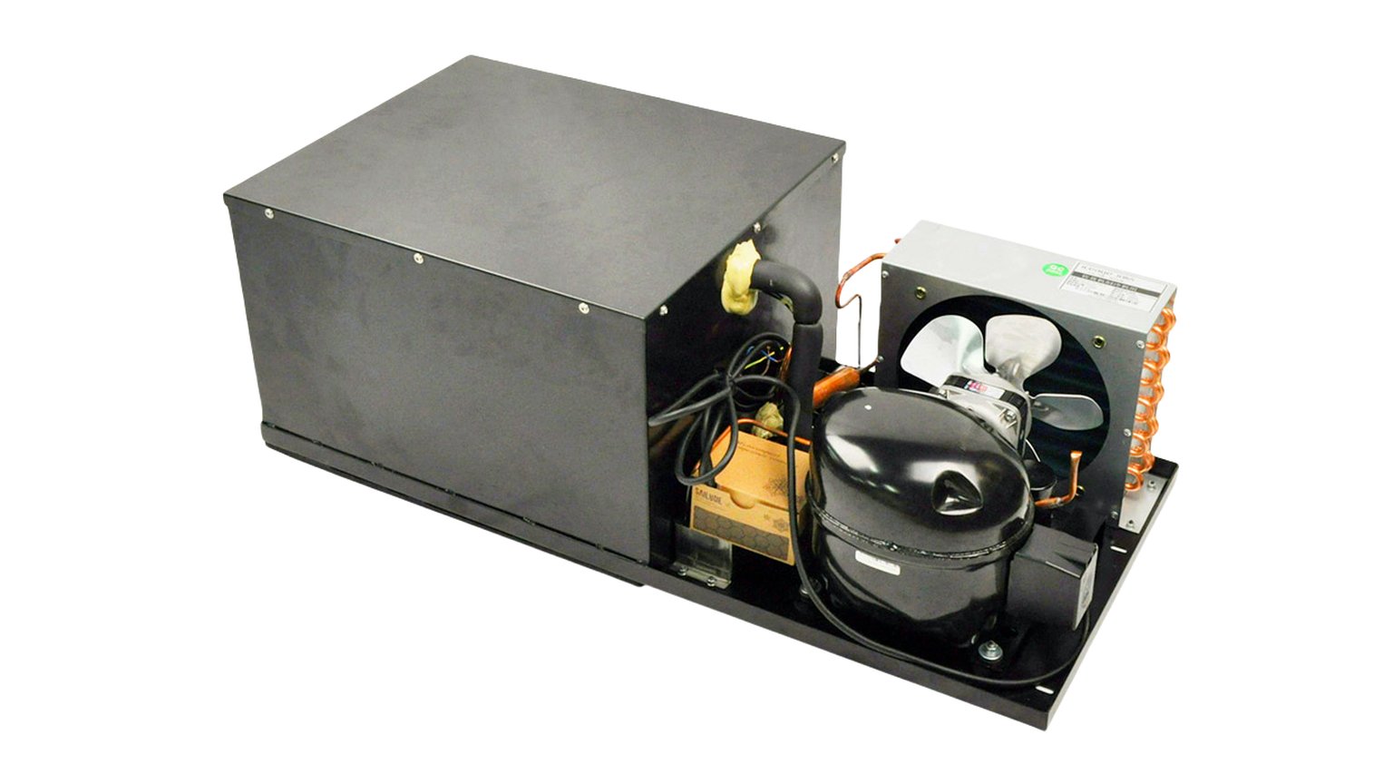 Custom water-cooled refrigeration unit for specialized robot cooling applications