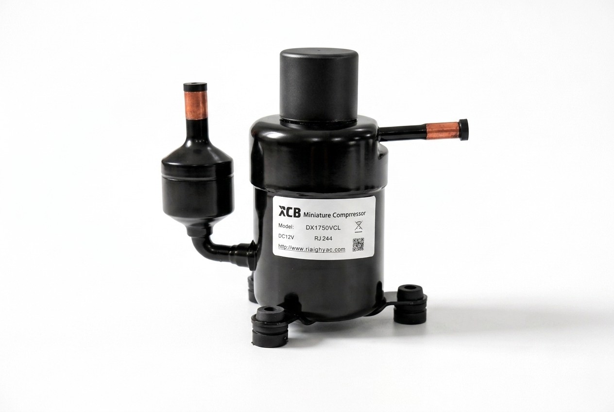 12V DC refrigerator compressor with compact size for DIY fridge builds
