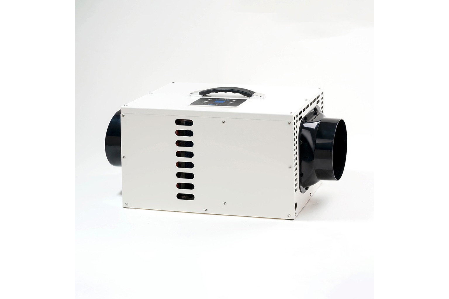 Micro DC aircon with flexible hose for directing cold air into pet enclosures