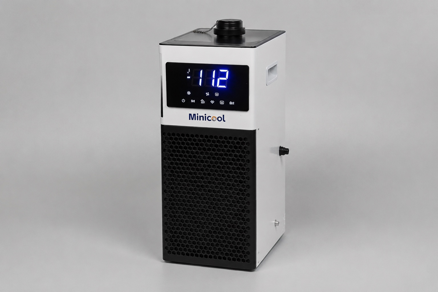 MiniCool sub-zero recirculating chiller whose coolant loop is subject to gradual fluid aging
