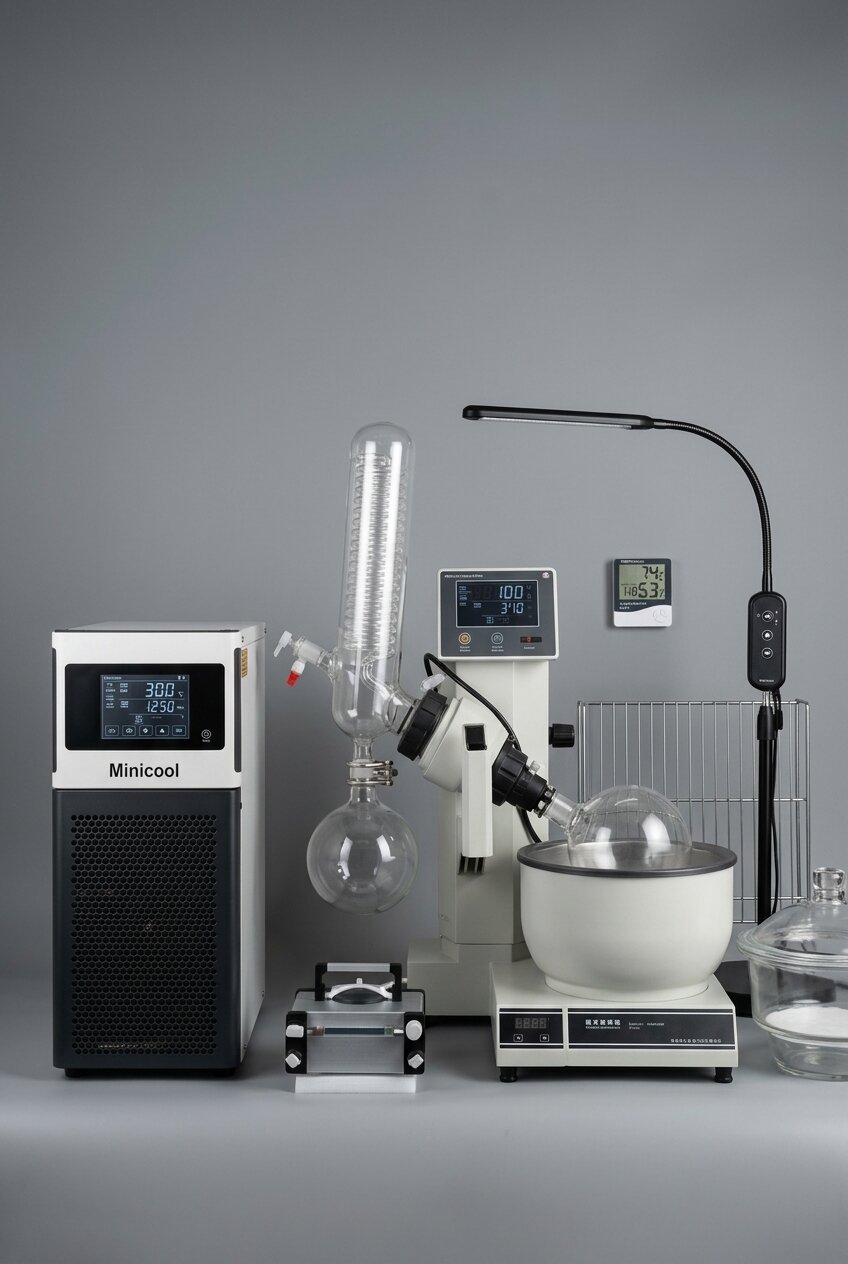 Laboratory chiller total cost of ownership analysis framework showing cost categories