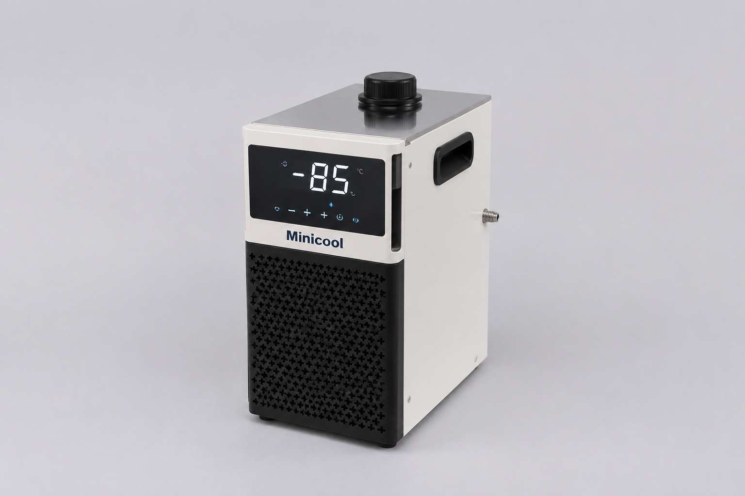 MiniCool sub-zero recirculating chiller serving a low temperature viscosity bath