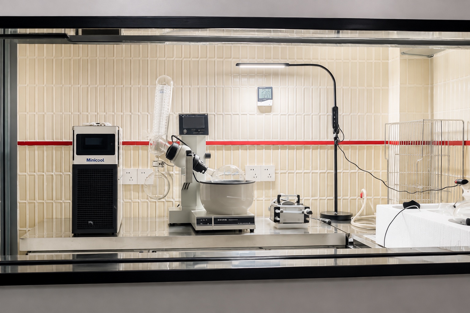 MiniCool sub-zero recirculating chiller of the class relevant to bench lyophilizer shelf loops
