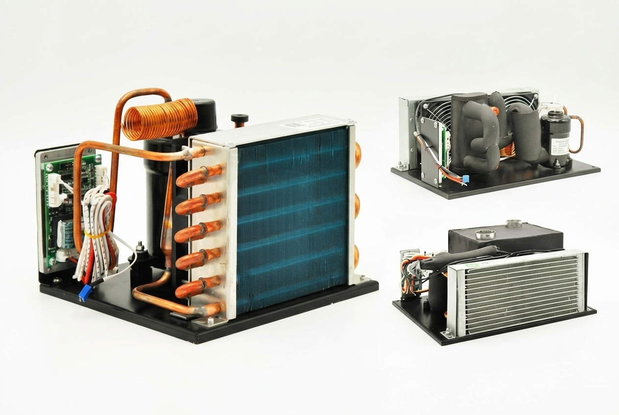 RIGID 12V BLDC mini compressor installed in a portable cooling application