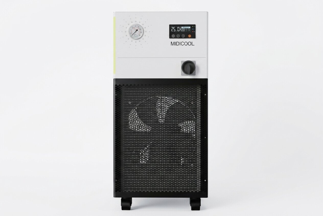 MidiCool recirculating chiller providing precise temperature control for laboratory applications