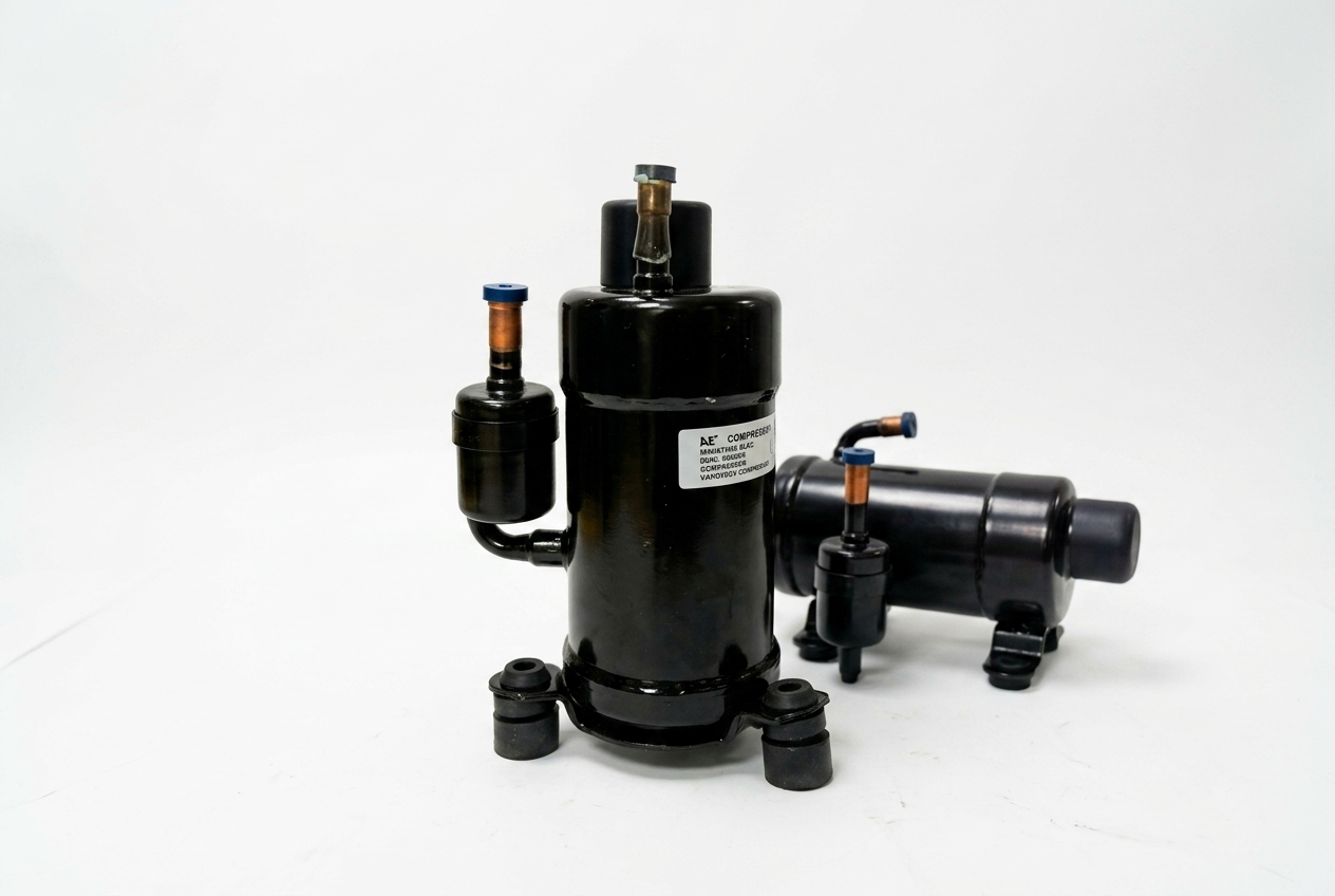 Small BLDC refrigeration compressor for portable cooling systems