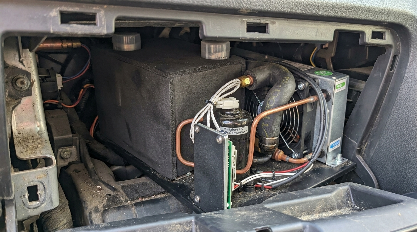 Small air conditioner DC micro unit installed in compact space