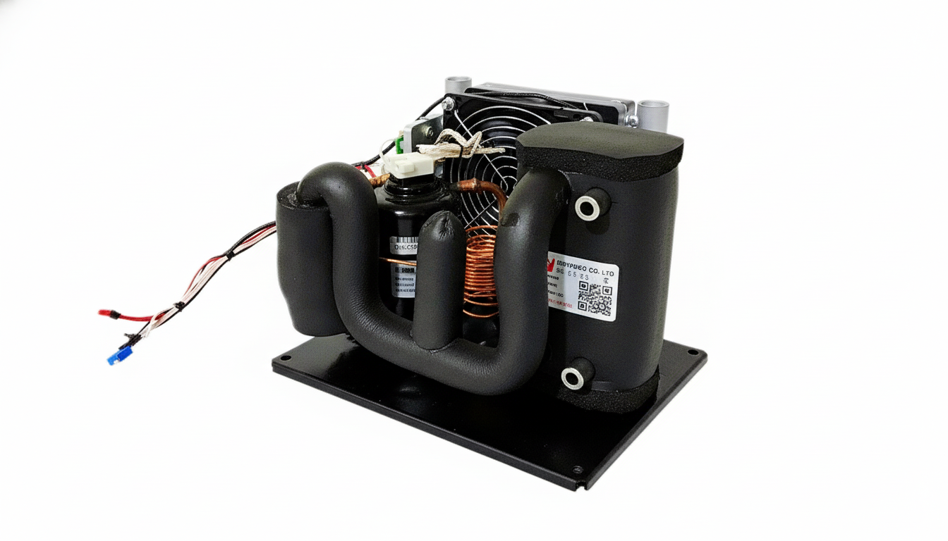 Active compressor-driven cooling vest system deployed in an industrial heat environment